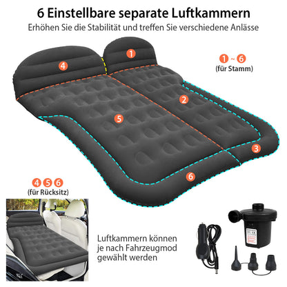 Acelectronic Auto Luftmatratze SUV mit Pumpe und 2 Kissen