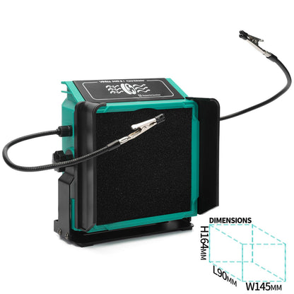 YIHUA 948DQ-I Lötdampf-Absaugventilator mit kippbarem Ständer