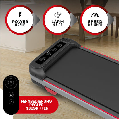 Walking Pad F2200 Laufband Ultraflach 0.75 PS – Unter dem Schreibtisch