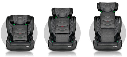 Nukido Louis Kinderautositz - ISOFIX 15-36 kg Dunkelgrau