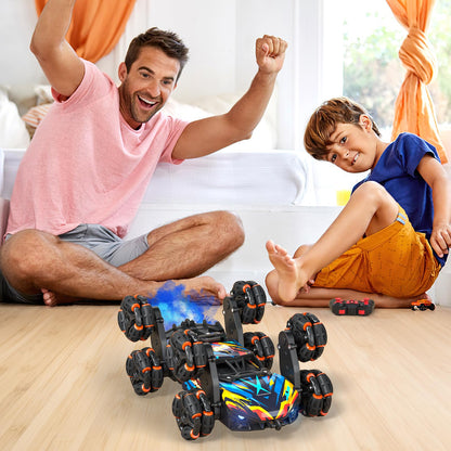 AYIQUTY Ferngesteuertes Auto 8WD RC Stunt Drift mit Handsteuerung