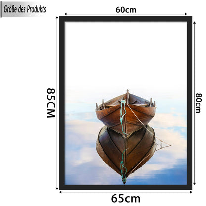 Tinkeps Bilderrahmen 60x80 cm Schwarz, 3er-Set aus Holzwerkstoff