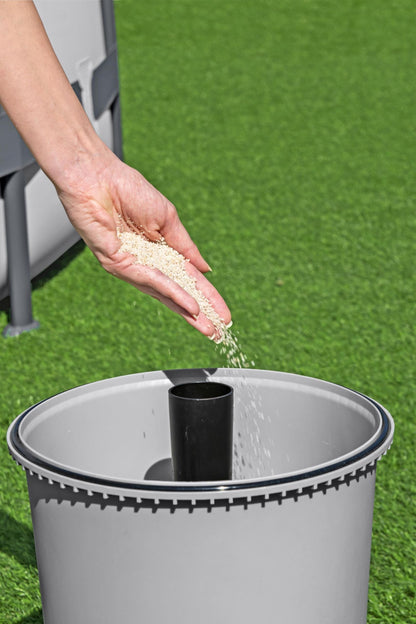 Bestway 58515-7 Sandfilterpumpe 3.596 l/h für Pools, Grau