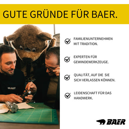 BAER Schnellspannbohrfutter 0.2-16mm - UNF 1/2 x 20 Gewinde