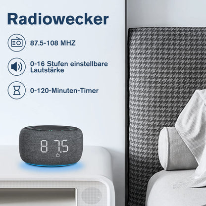 Buffbee RS11 Digitaler Radiowecker mit Nachtlicht und FM-Radio