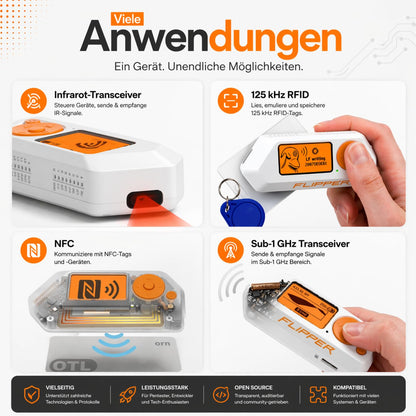 db-tronic Flipper Zero Starter Full Set mit WiFi-Board und 64GB Karte