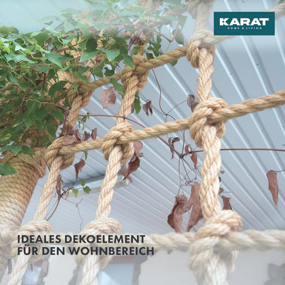 KARAT Kletterseil aus 100% Jute, 30 mm, Tragkraft 770 kg