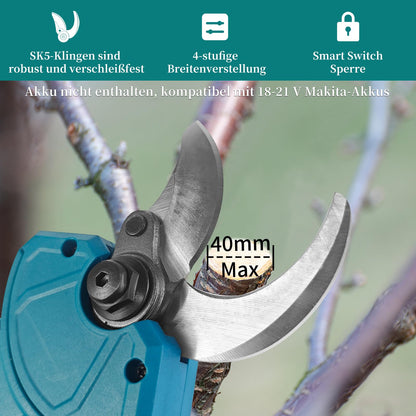 VKE Akku Ast- & Gartenschere 40mm kabellos – ohne Akku