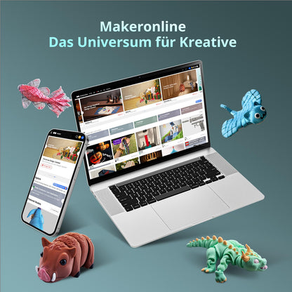 Anycubic Kobra S1 Combo 3D-Drucker – Mehrfarbig, Schnell