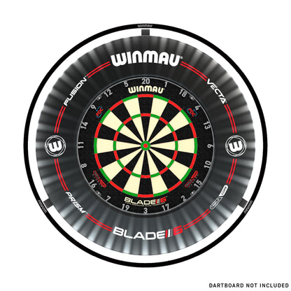 WINMAU Plasma Dartboard-Licht mit Pro-Line Umrandung, schwarz