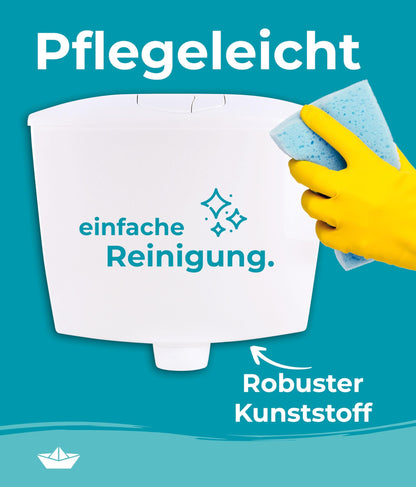 Calmwaters® Premium Aufputz WC Spülkasten - 2-Mengen