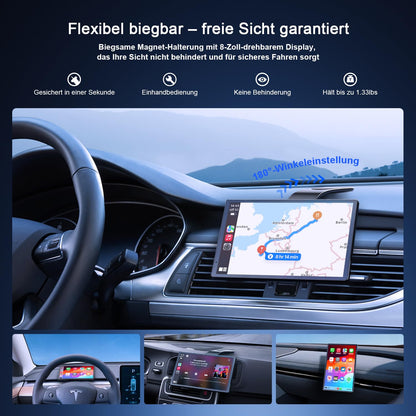 Avylet 8'' Tragbares Carplay Android Auto Display mit Rückfahrkamera