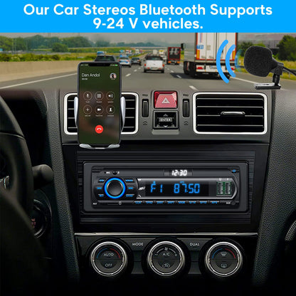 Wistrue R2207 Autoradio Bluetooth RDS FM/AM 1 DIN MP3 USB