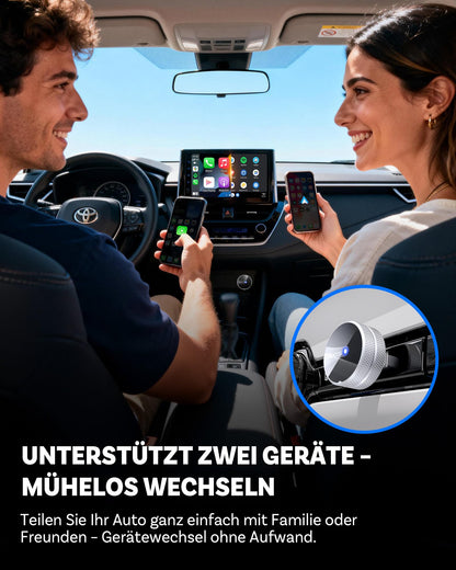OTTOCAST Mini Tube Wireless CarPlay & Android Auto Adapter