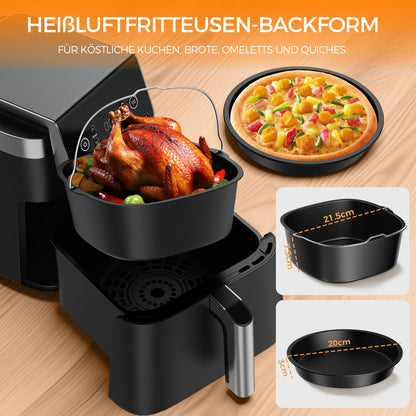 Zorenlepo Airfryer Zubehör Set 15-teilig für Philips XXL & Ninja