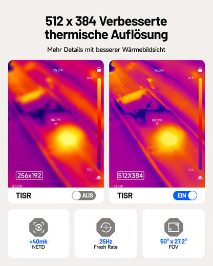 TOPDON TC002C Duo Wärmebildkamera - Android iPhone USB-C