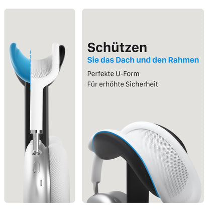FARWAYVIEW AirPods Max Ständer mit Schlafmodus, Aluminium Schwarz