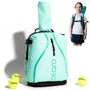 Otaro Kinder Tennisrucksack & Tennistasche - mintgrün