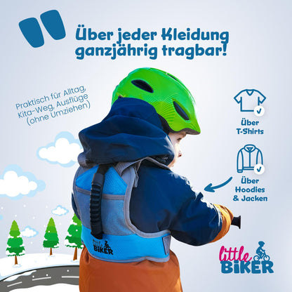 Little Biker Fahrradlernweste für Kinder mit Haltegriff