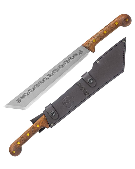 Condor Argyll Scottish Machete - Schwarz CTK10281225HC. Schwarze Machete mit langer Klinge zum Roden von Buschwerk und Gehölz.