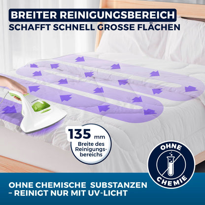 CLEANmaxx Milben-Handstaubsauger mit UV-C-Licht und HEPA-Filter