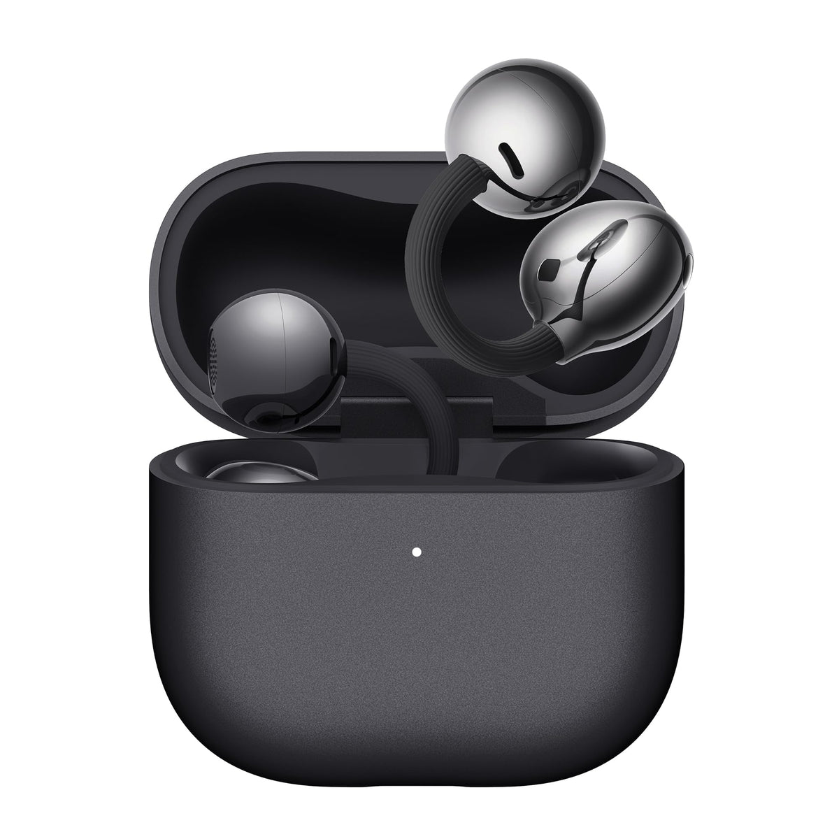 HUAWEI FreeClip 2, kabellose Bluetooth Open-Ear-Kopfhörer, Schwarz, C-Bridge-Design mit Ladeetui