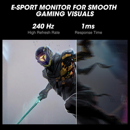 KOORUI 27 Zoll Gaming Monitor - 240Hz FHD 1ms