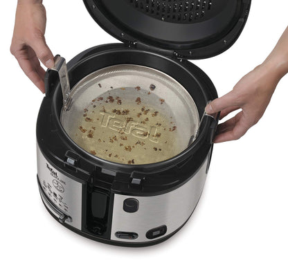 Tefal FF175D71 Fritteuse Kompakt – Edelstahl, 2.1 Liter