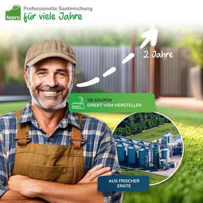 Rasensamen Trockenresistent & Schatten – 20 kg schnellkeimend