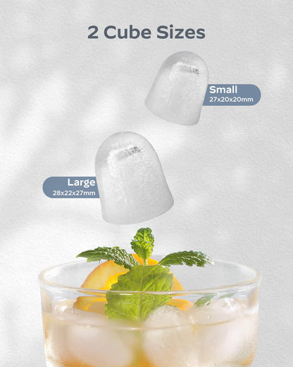 Silonn Mini Eiswürfelmaschine - Tragbar & Selbstreinigend