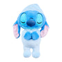Simba Stitch Plüschtier mit Sound, Licht und Atmung, 31 cm, liegend im Schlafanzug mit geschlossenen Augen