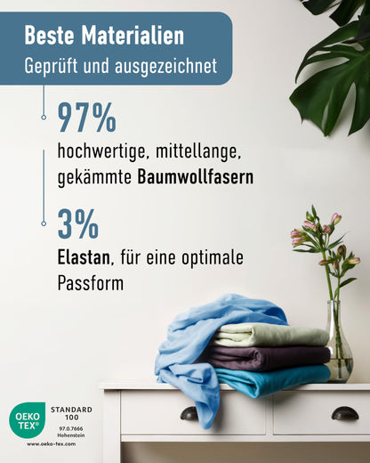 Formesse Bella Gracia Jersey Spannbettlaken Silber