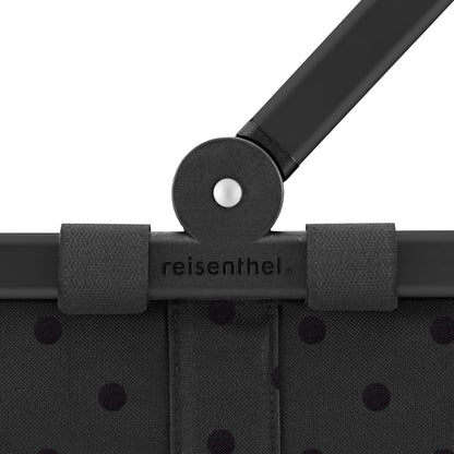 reisenthel carrybag frame glossy dots black Einkaufskorb 22 l