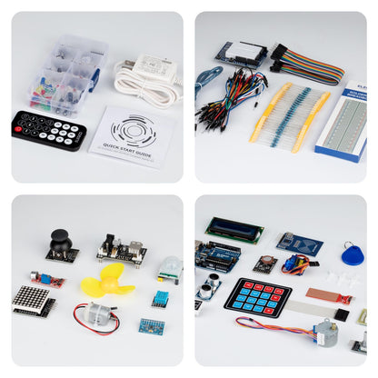 ELEGOO UNO R3 Ultimate Starter Kit Elektronik-Baukasten mit Tutorial