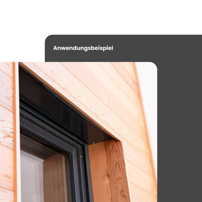 Fassadenprofil Lüftungswinkel Alu – 30x40mm 2m Silber (20 Stk.)