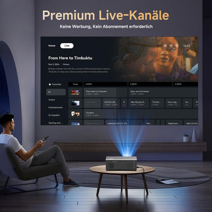 KOGATA 4K Smart Beamer – Heimkino Projektor mit Netflix