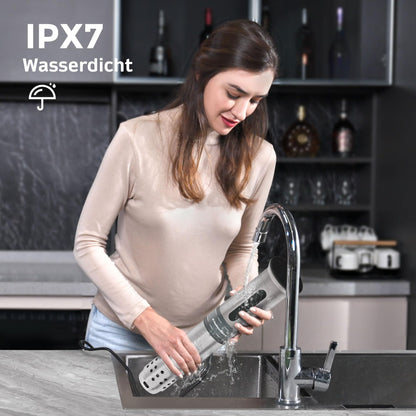 KitchenBoss Sous Vide Präzisionskocher - 1100W WLAN App-Steuerung