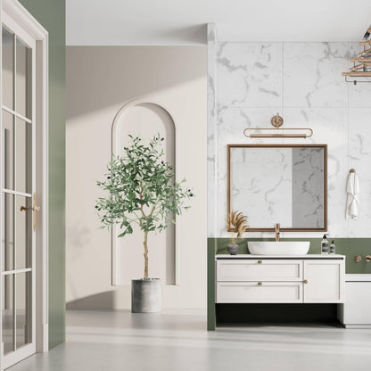 YOLEO Kunstpflanze Olivenbaum 150cm – realistisch für Innenraum