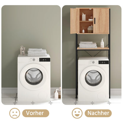 EUGAD Waschmaschinenschrank Badregal – für Waschmaschine WC