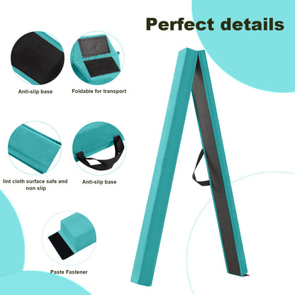 FBSPORT Schwebebalken Gymnastik Balance - 240cm Faltbar