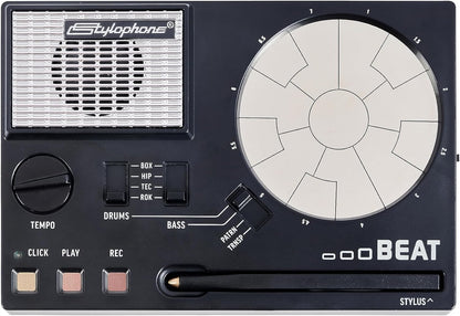 Stylophone BEAT – kompakte Drum Machine mit Stylus und Lautsprecher