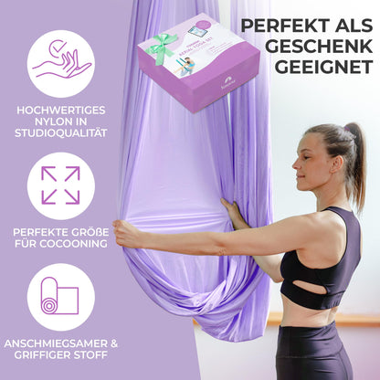 Yosana Hängematte Komplettset Nylon 5m x 2.6m - TÜV geprüft