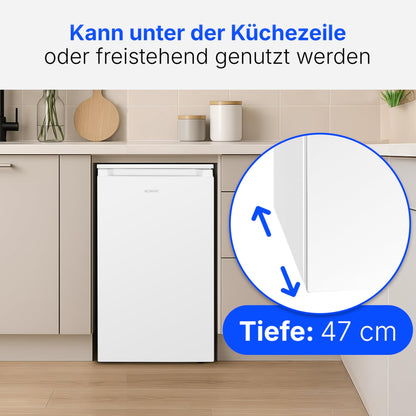 Bomann VS 7255 Kühlschrank ohne Gefrierfach – 87L Weiss