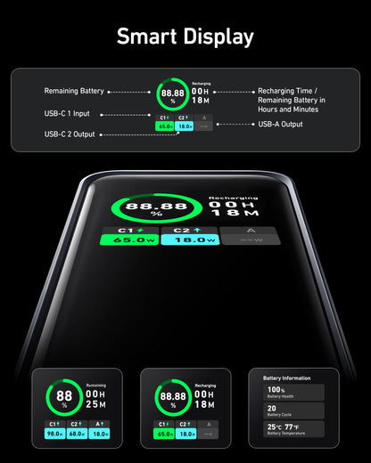 Anker Prime Powerbank 20.000mAh 200W - Golden