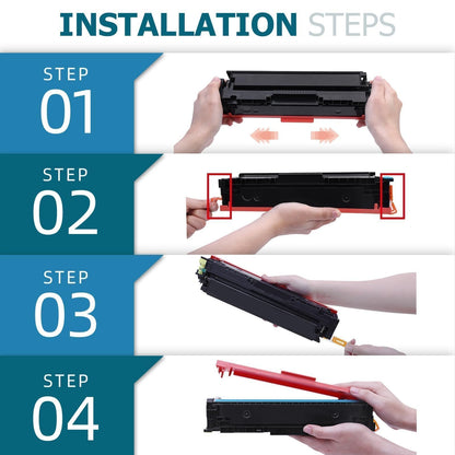 Kompatibler HP 207A 207X Farb Toner Multipack - Mit Chip