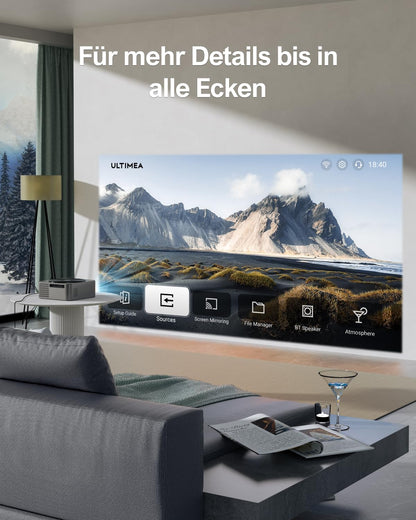 Ultimea Beamer Full HD 1080P Native - Autofokus 5G WiFi