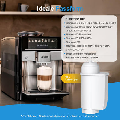 Mutital M400 Wasserfilter für Siemens EQ Kaffeevollautomat, 12er-Pack