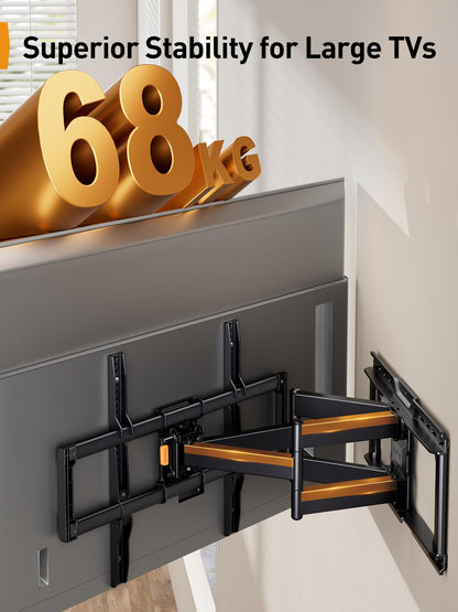 Perlegear PGLF16 Vollbewegliche TV Halterung 42-90 Zoll bis 68kg