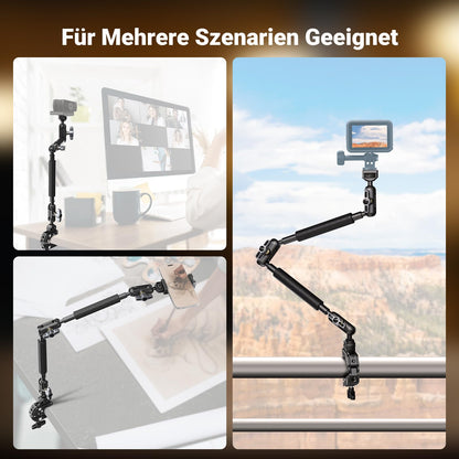 NEEWER Magic Arm UA057, 55 cm Halterung für Kamera und Smartphone