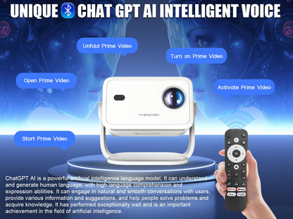 Smart Beamer L018 NTV - Android 13 4K Tragbarer Projektor